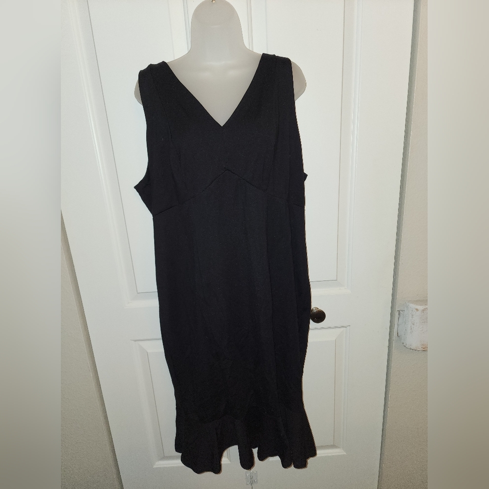 Torrid Size 26 Black V-Neck Dress